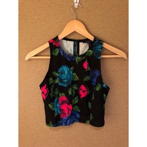 Floral crop top